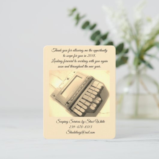 サンキューカード (スタンド正面)