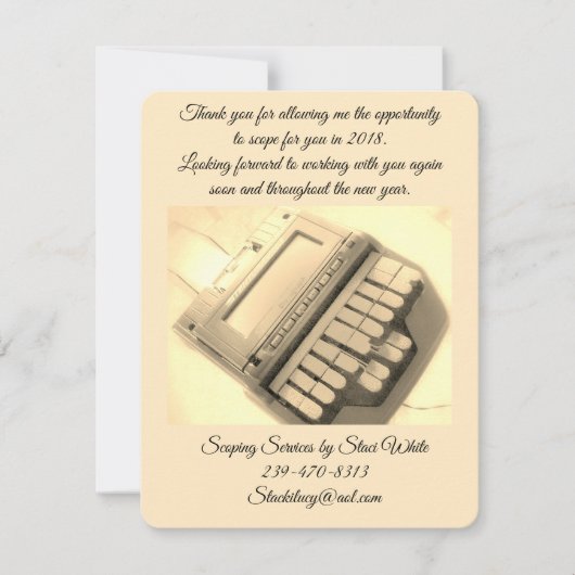 サンキューカード (正面)