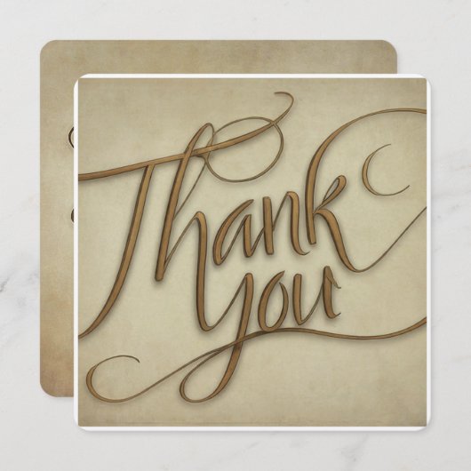 サンキューカード (正面/裏面)