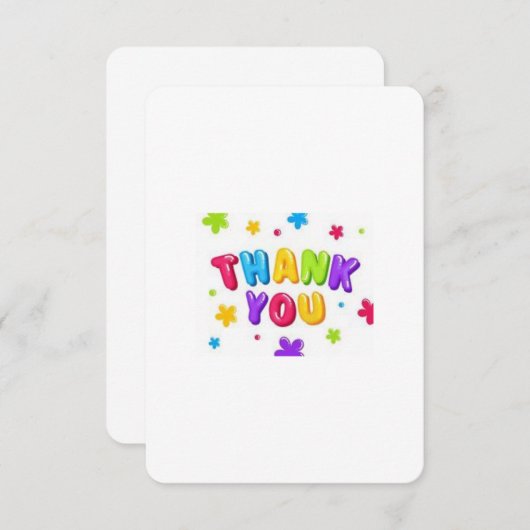 サンキューカード (正面/裏面)