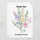 サンキューカード。 (正面/裏面)