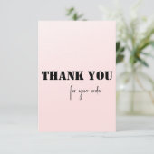 サンキューカード (スタンド正面)