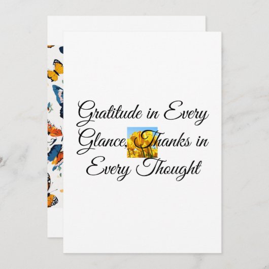 サンキューカード (正面/裏面)