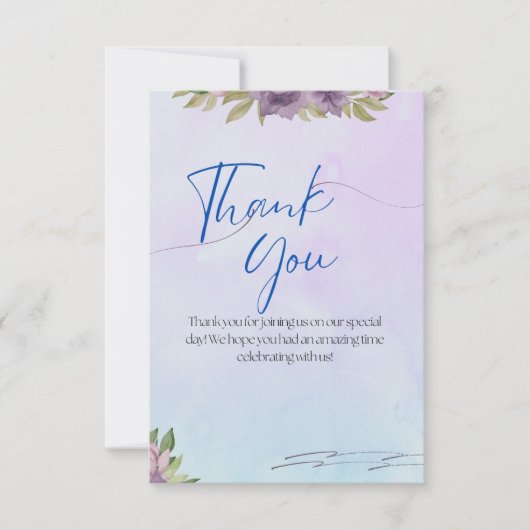 サンキューカード (正面)