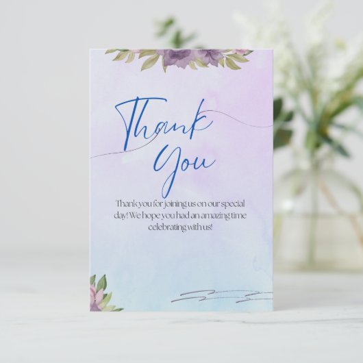 サンキューカード (スタンド正面)