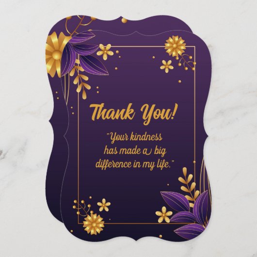 サンキューカード (正面/裏面)