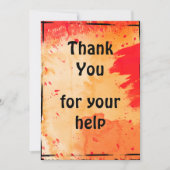 サンキューカード (正面)