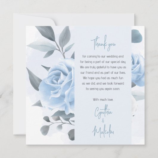 サンキューカード (裏面)