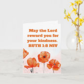 サンキューカード1 カード (黄色い花)