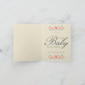 サンキューカード|のヴィンテージの物語の本のベビーシャワー サンキューカード (内部)