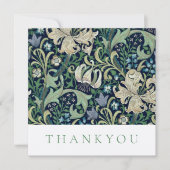 サンキューカード:ウィリアム・モリス：ハニーサックル サンキューカード (正面)