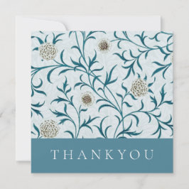 サンキューカード:ウィリアム・モリス：フローラデザイン サンキューカード
