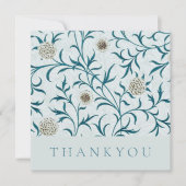 サンキューカード:ウィリアム・モリス:フローラデザイン サンキューカード (正面)