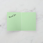 サンキューカード：カナリア サンキューカード (内部)