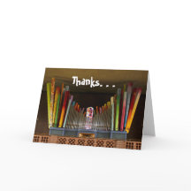 サンキューカード-カラフルパイプ