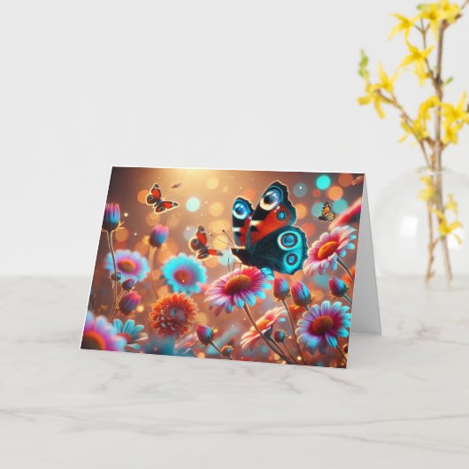 サンキューカード カード (黄色い花)