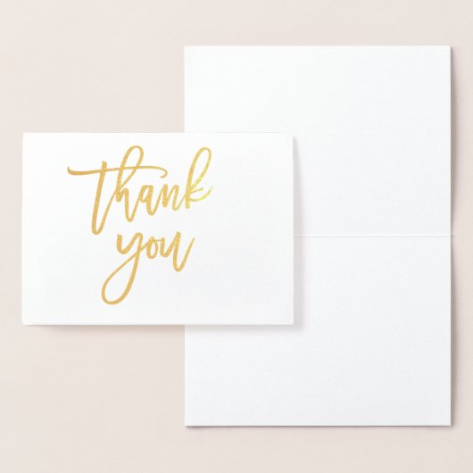 サンキューカード – クラフト付き金箔紙 箔カード (ディスプレー)