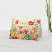 サンキューカード-コテージガーデンテーマ サンキューカード (裏面)