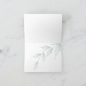 サンキューカード | コーラルと薄紫アクアレルフローラ ノートカード (内部)