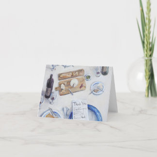 サンキューカード – シャルキュテリー – ワイン – チーズ