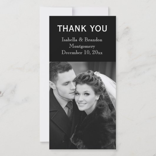 サンキューカード – シャンパンを飲む時間 (正面)