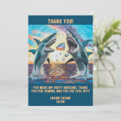 サンキューカード – シャークが輝く宝石を探す –  招待状 (スタンド正面)