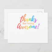 サンキューカード シーズンポストカード (正面/裏面)