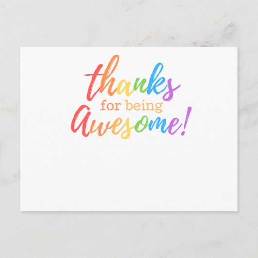 サンキューカード シーズンポストカード (正面)