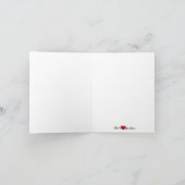 サンキューカード-スコットランドの花嫁及び新郎 サンキューカード (内部)