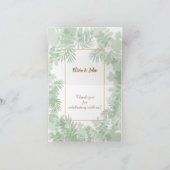 サンキューカード&テーブル・シーティング・カード サンキューカード (内部)