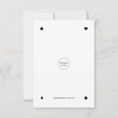 サンキューカード |トランプのポーカーチップとトランプのポーカーサイコロ(R/Wh) (裏面)