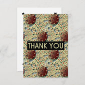 サンキューカード |トランプのポーカーチップとトランプのポーカーサイコロ(R/Wh) (正面/裏面)