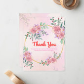 サンキューカード ノートカード (正面/裏面インサイチュ)