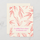 サンキューカード ノートカード (正面/裏面)