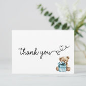 サンキューカード – バーリーウェイト男の赤ちゃん (スタンド正面)