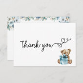 サンキューカード – バーリーウェイト男の赤ちゃん (正面/裏面)