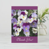 サンキューカード-パンジー サンキューカード (スタンド正面)