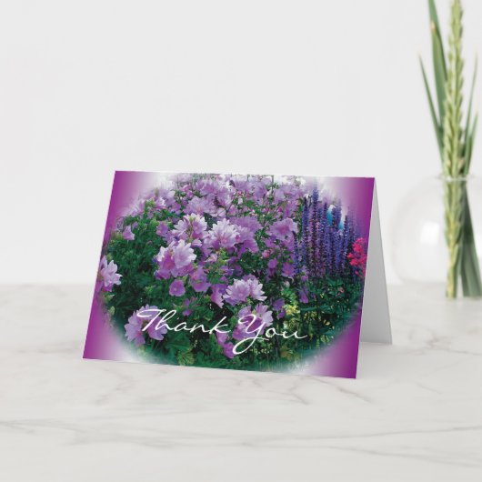 サンキューカード、ヒスクス花 サンキューカード (正面)