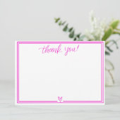 サンキューカード(ピンク) サンキューカード (スタンド正面)