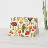 サンキューカード – ベジタブルガーデンテーマ (裏面)