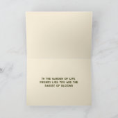 サンキューカード – ベジタブルガーデンテーマ(暗) (内部)