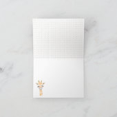 サンキューカード – ベビーシャワー ノートカード (内部)