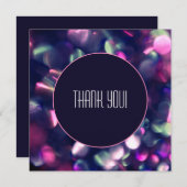 サンキューカード、ベリースパークルデザイン (正面/裏面)