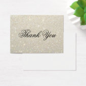 サンキューカード – ホワイト金ゴールドグライトファブ (デスク)