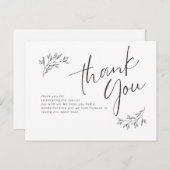 サンキューカード ポストカード (正面/裏面)