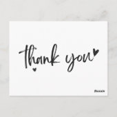 サンキューカード ポストカード (裏面)