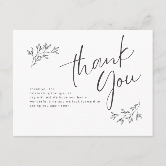 サンキューカード ポストカード (正面)