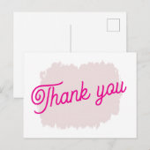 サンキューカード ポストカード (正面/裏面)