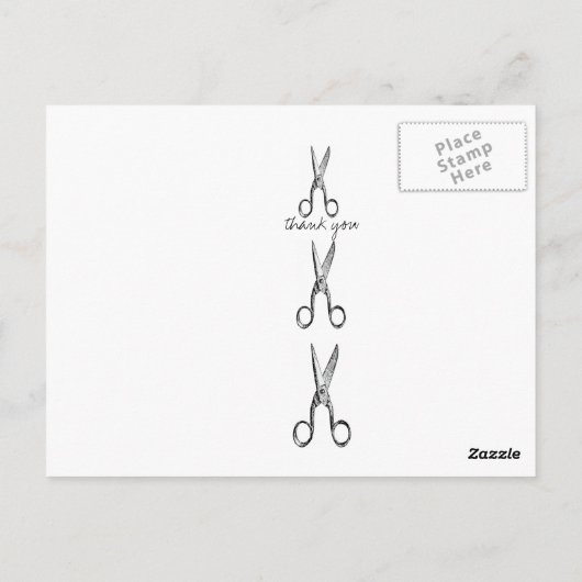 サンキューカード ポストカード (裏面)