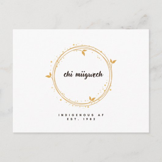 サンキューカード ポストカード (正面)